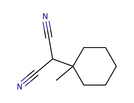 Molecular Structure of 78775-66-3 ((1-Methylcyclohexyl)malonsaeuredinitril)