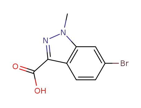 Molecular Structure of 1021859-29-9 (6-Bromo-1-methyl-1H-indaz...)