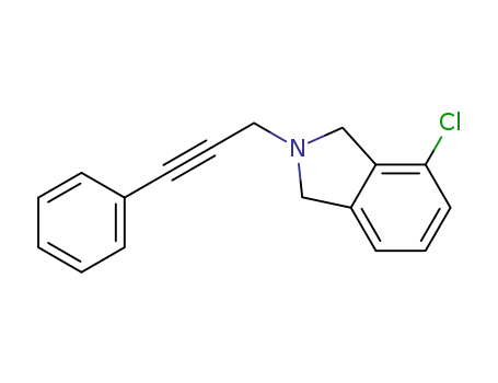 4-chloro-2-(3-phenylprop-2-yn-1-yl)isoindoline
