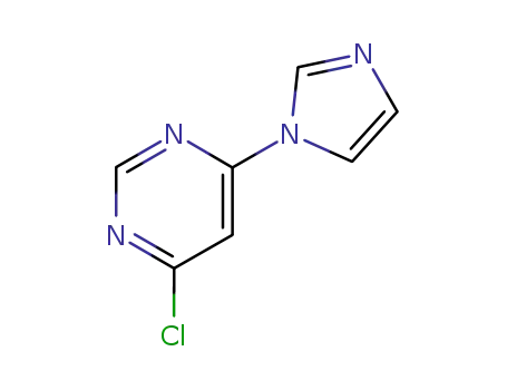Molecular Structure of 114834-02-5 (4-Chloro-6-(1H-imidazol-1-yl)pyrimidine)