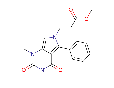 methyl 3-(1,3-dimethyl-2,4-dioxo-5-phenyl-3,4-dihydro-1H-pyrrolo[3,4-d]pyrimidin-6(2H)-yl)propanoate