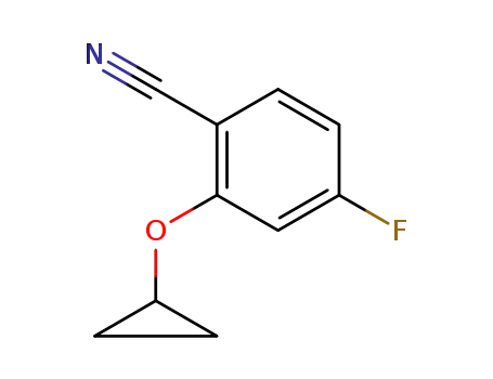 2-cyclopropoxy-4-fluorobenzonitrile