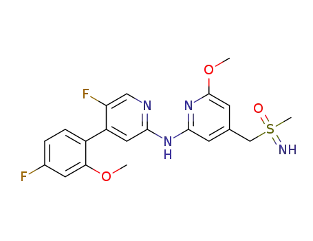 (rac)-5-fluoro-4-(4-fluoro-2-methoxyphenyl)-N-{6-methoxy-4-[(S-methylsulfonimidoyl)methyl]pyridin-2-yl}pyridin-2-amine