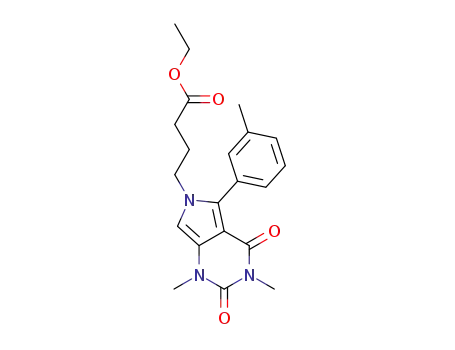 ethyl 4-(1,3-dimethyl-2,4-dioxo-5-m-tolyl-3,4-dihydro-1H-pyrrolo[3,4-d]pyrimidin-6(2H)-yl)butanoate