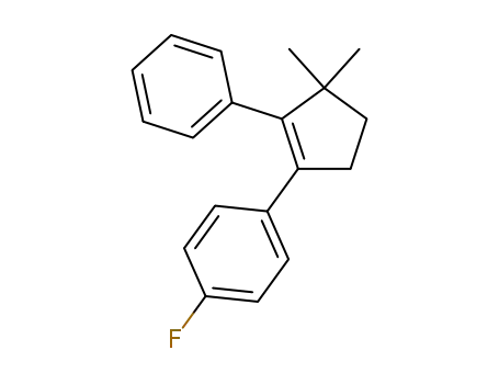1-(3,3-dimethyl-2-phenylcyclopent-1-en-1-yl)-4-fluorobenzene