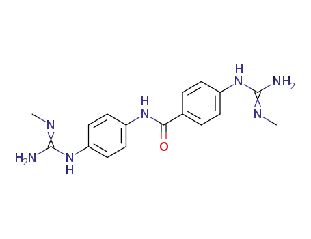 4-(2-methylguanidino)-N-(4-(2-methylguanidino)phenyl)benzamide
