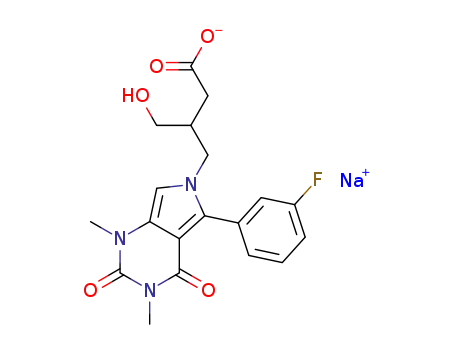 sodium 4-(5-(3-fluorophenyl)-1,3-dimethyl-2,4-dioxo-3,4-dihydro-1H-pyrrolo[3,4-d]pyrimidin-6(2H)-yl)-3-(hydroxymethyl)butanoate