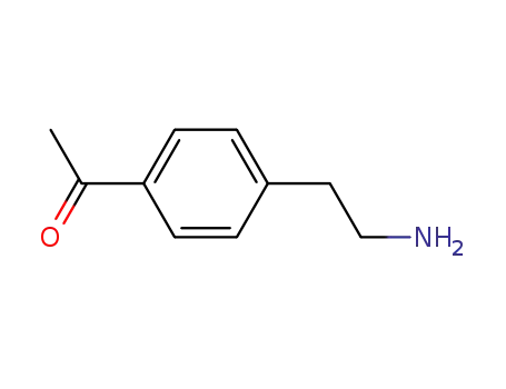 Molecular Structure of 31349-78-7 (Ethanone, 1-[4-(2-aminoethyl)phenyl]- (9CI))