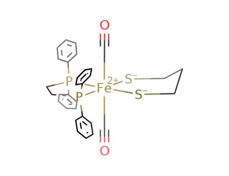[Fe(CO)<sub>2</sub>(κ<sup>2</sup>-1,2-bis(diphenylphosphino)ethane)(κ<sup>2</sup>-1,3-propanedithiolate)]