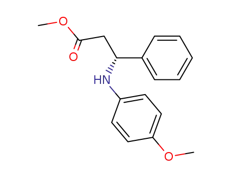 methyl (R)-(+)-3-(4-methoxyphenylamino)-3-phenylpropanoate