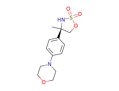 (R)-4-methyl-4-(4-morpholinophenyl)-1,2,3-oxathiazolidine 2,2-dioxide