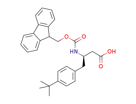 Molecular Structure of 403661-86-9 (FMOC-(S)-3-AMINO-4-(4-TERT-BUTYL-PHENYL)-BUTYRIC ACID)