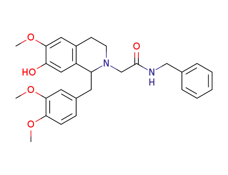 N-benzyl-2-{1-[(3,4-dimethoxyphenyl)methyl]-7-hydroxy-6-methoxy-1,2,3,4-tetrahydroisoquinolin-2-yl}acetamide