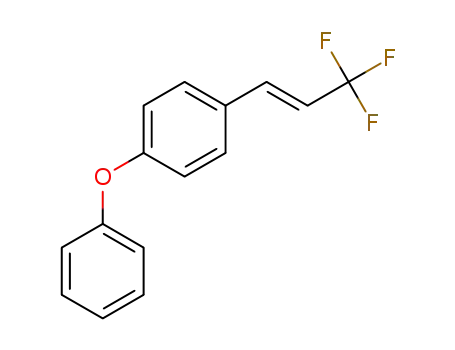 Molecular Structure of 1404363-17-2 ((E)-1-phenoxy-4-(3,3,3-trifluoroprop-1-en-1-yl)benzene)