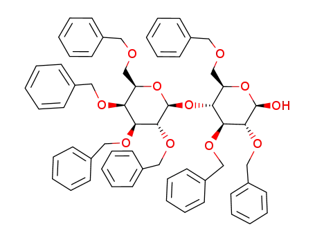 2,3,6-tri-O-benzyl-4-O-(2′,3′,4′,6′-tetra-O-benzyl-β-D-galactopyranosyl)-D-glucopyranose