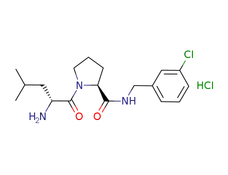 (S)-1-((R)-2-amino-4-methylpentanoyl)-N-(3-chlorobenzyl)pyrrolidine-2-carboxamide hydrochloride