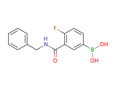 3-(Benzylcarbamoyl)-4-fluorophenylboronic acid