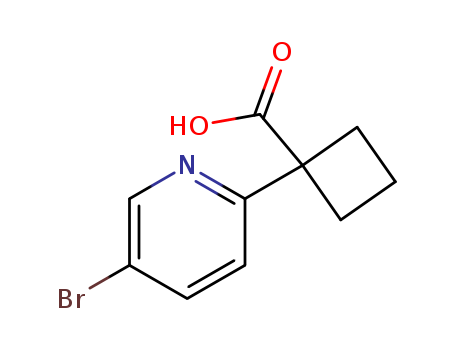 1-(5-bromopyridin-2-yl)cyclobutanecarboxylic acid