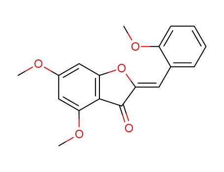 4,6-dimethoxy-2-(2'-methoxybenzylidene)benzofuran-3(2H)-one