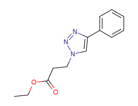Molecular Structure of 51720-17-3 ((4-phenyl-1,2,3-triazole-1-yl)acetic acid ethyl ester)