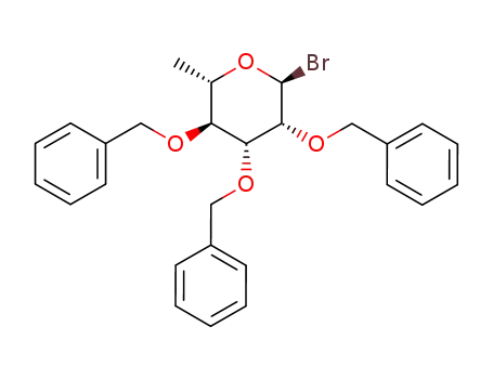 6- 데 옥시 -2-O, 3-O, 4-O- 트리 벤질 -α-L- 만노 피라 노실 브로마이드
