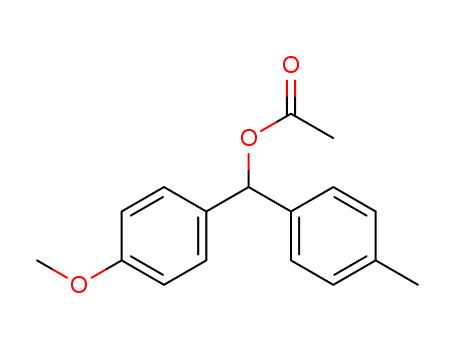 Benzenemethanol, 4-methoxy-a-(4-methylphenyl)-, acetate