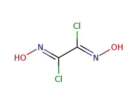 Molecular Structure of 17019-17-9 (Ethanediimidoyl dichloride, dihydroxy-, (Z,Z)-)