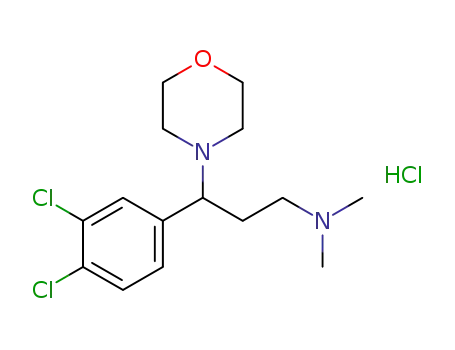3-(3,4-dichlorophenyl)-N,N-dimethyl-3-morpholinopropan-1-amine hydrochloride