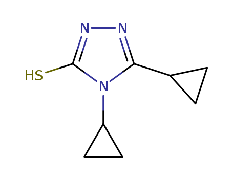 4,5-DICYCLOPROPYL-4H-[1,2,4]TRIAZOLE-3-THIOL