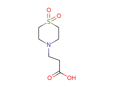 Molecular Structure of 849928-19-4 (1-DIOXIDE-4-THIOMORPHOLINEPROPANOIC ACID)