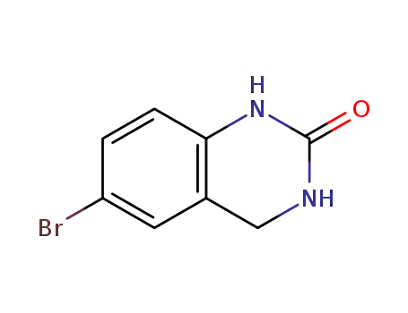 Molecular Structure of 1246765-38-7 (6-BroMo-3,4-dihydroquinazolin-2(1H)-one)