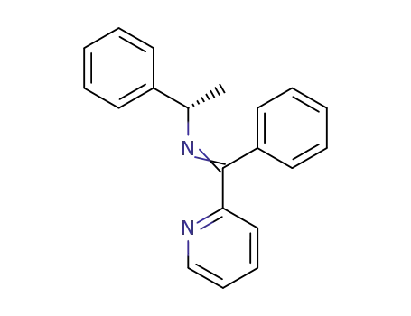 Molecular Structure of 81643-05-2 (Benzenemethanamine, a-methyl-N-(phenyl-2-pyridinylmethylene)-, (S)-)