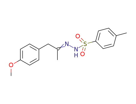 Molecular Structure of 1379610-69-1 (N'-(1-(4-methoxyphenyl)propan-2-ylidene)-4-methylbenzenesulfonohydrazide)