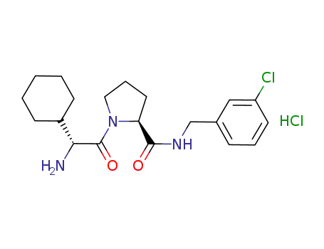 (S)-1-((R)-2-amino-2-cyclohexylacetyl)-N-(3-chlorobenzyl)pyrrolidine-2-carboxamide hydrochloride