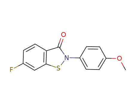 6-fluoro-2-(4-methoxyphenyl)benzo[d]isothiazol-3(2H)-one