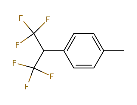 Benzene, 1-methyl-4-[2,2,2-trifluoro-1-(trifluoromethyl)ethyl]-