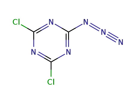 Molecular Structure of 30805-06-2 (2-Azido-4,6-dichloro-s-triazine)
