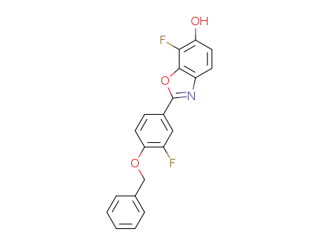 2-(4-(benzyloxy)-3-fluorophenyl)-7-fluoro-1,3-benzoxazol-6-ol