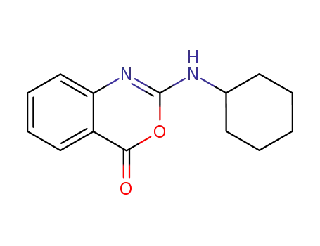 Molecular Structure of 81904-99-6 (2-(cyclohexylamino)-4H-3,1-benzoxazin-4-one)