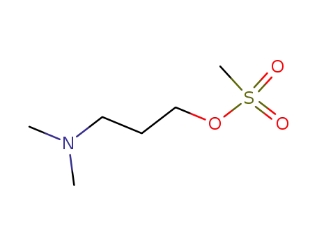 Molecular Structure of 96363-80-3 (1-Propanol, 3-(dimethylamino)-, methanesulfonate (ester))