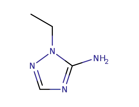 Molecular Structure of 58661-94-2 (1-Ethyl-1H-1,2,4-triazol-5-amine)