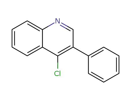 Molecular Structure of 6319-32-0 (4-chloro-3-phenylquinoline)