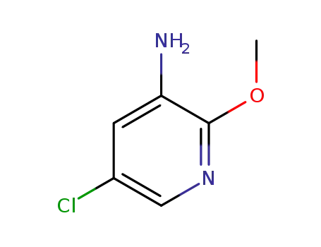 Molecular Structure of 886373-70-2 (3-Pyridinamine,  5-chloro-2-methoxy-)
