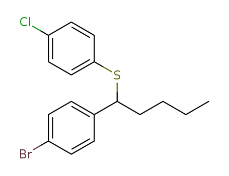 C<sub>17</sub>H<sub>18</sub>BrClS