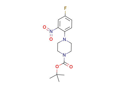 tert-Butyl 4-(4-fluoro-2-nitrophenyl)piperazine-1-carboxylate