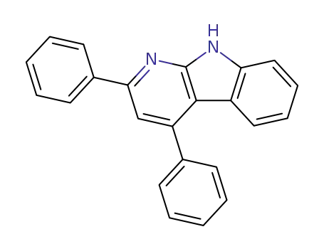 Molecular Structure of 50682-33-2 (1H-Pyrido[2,3-b]indole, 2,4-diphenyl-)