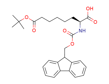 (S)-2-((((9H-FLUOREN-9-YL)METHOXY)CARBONYL)AMINO)-8-(TERT-BUTOXY)-8-OXOOCTANOIC ACID  CAS NO.276869-41-1