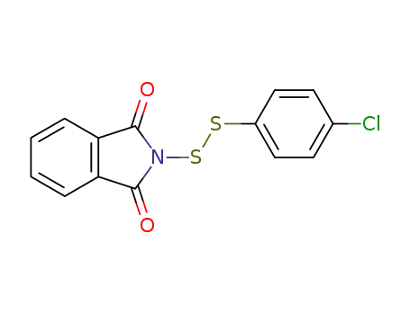 Molecular Structure of 67759-68-6 (<i>N</i>-(4-chloro-phenyldisulfanyl)-phthalimide)