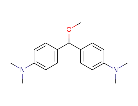 Molecular Structure of 2123-35-5 (4,4'-(Methoxymethylene)bis(N,N-dimethylbenzenamine))