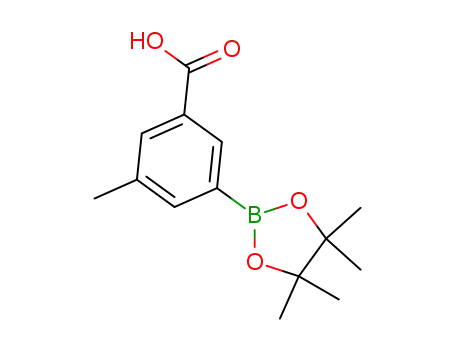 Molecular Structure of 1150561-67-3 (3-Carboxy-5-methylphenylboronic acid,pinacol ester)